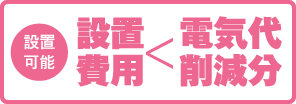 実質無料で設置可能！